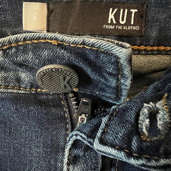 Kut from the Kloth Dark Blue toothpick skinny Jeans - Picture 3 of 4